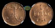 1 penni 1894 year
