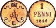 1 penni 1894 year