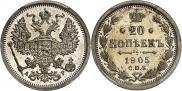 20 kopecks 1905 year