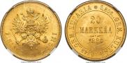20 markkaa 1880 year