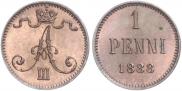 1 пенни 1888 года