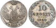10 groszy 1840 year