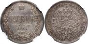 1 rouble 1881 year