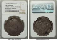 1 rouble 1731 year