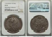 1 rouble 1734 year