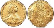 10 roubles 1775 year
