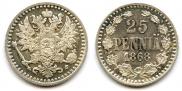 25 пенни 1868 года