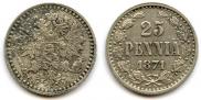 25 пенни 1871 года