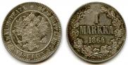 1 markka 1864 year