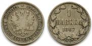 1 markka 1867 year