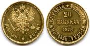 20 markkaa 1878 year