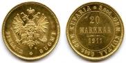 20 markkaa 1911 year