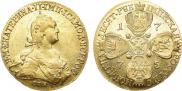 10 roubles 1775 year