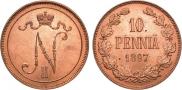 10 pennia 1897 year
