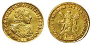 2 roubles 1721 year