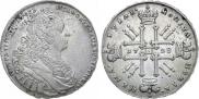1 рубль 1728 года