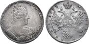 1 rouble 1733 year