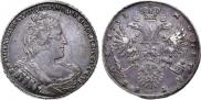 1 rouble 1733 year
