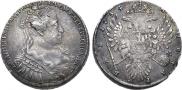 1 rouble 1734 year