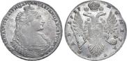 1 rouble 1737 year