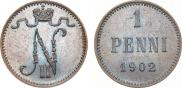 1 penni 1902 year