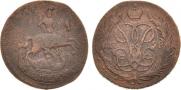 1 kopeck 1758 year