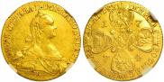 10 roubles 1774 year