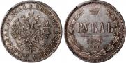 1 rouble 1880 year