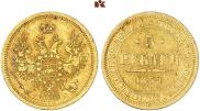 5 roubles 1852 year