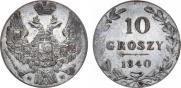 10 groszy 1840 year