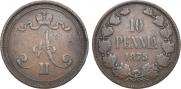 10 pennia 1875 year