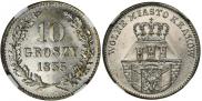 10 groszy 1835 year