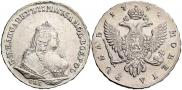 1 рубль 1744 года