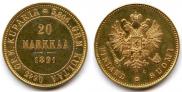 20 markkaa 1891 year