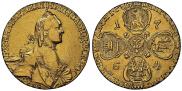 10 roubles 1764 year