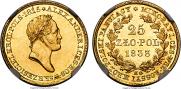 25 złotych 1833 year