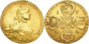 10 roubles 1764 year
