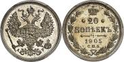 20 kopecks 1905 year