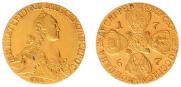 10 roubles 1767 year