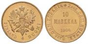 10 markkaa 1904 year