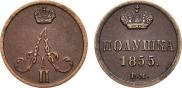 Полушка 1855 года