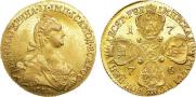 10 roubles 1776 year