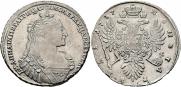 1 rouble 1737 year