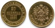 20 markkaa 1891 year