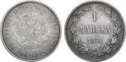1 markka 1874 year