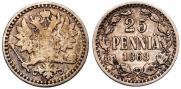 25 пенни 1868 года