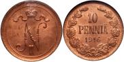 10 pennia 1916 year