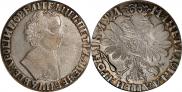 1 rouble 1704 year