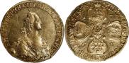 5 roubles 1766 year