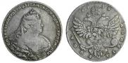 1 rouble 1738 year